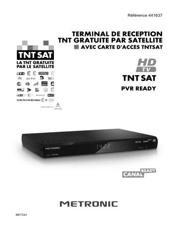 Metronic TNTSAT 441637 Manuel du propriétaire | Fixfr