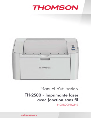 Thomson TH-2500 Manuel du propriétaire | Fixfr