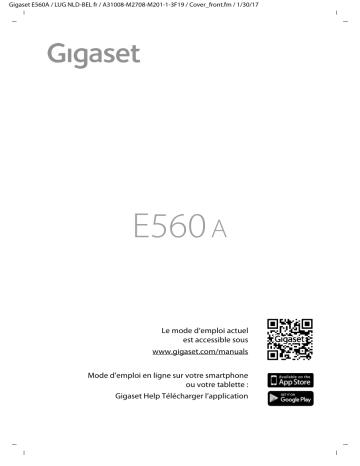 Gigaset E560A Manuel du propriétaire | Fixfr