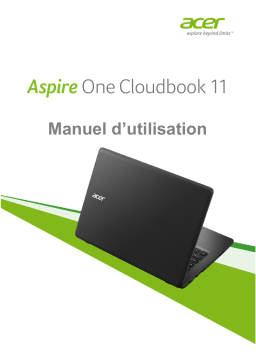 Acer Aspire One Cloudbook 11 - 131 Manuel du propriétaire