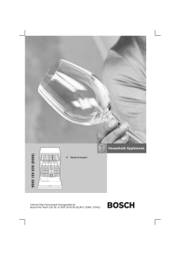 Bosch sgi 45 e 15 Manuel du propriétaire