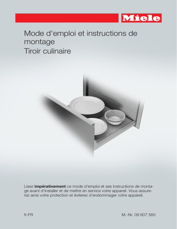 ESW6229 | ESW6214 | Miele ESW6114 Manuel du propriétaire | Fixfr