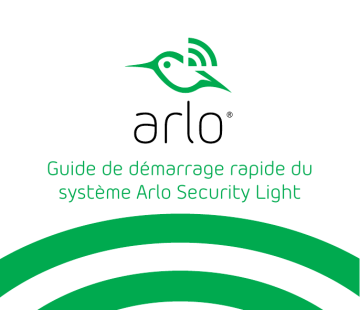 Netgear Arlo Security Light System Manuel du propriétaire | Fixfr