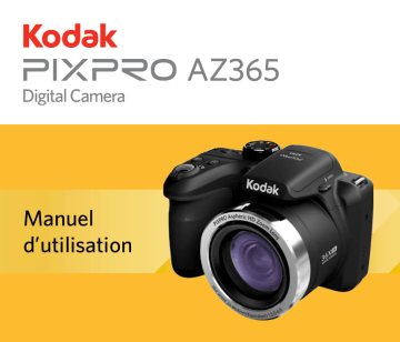 Kodak AZ365 - PixPro Manuel du propriétaire | Fixfr