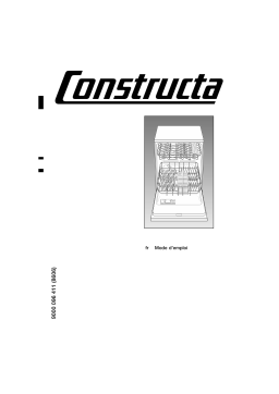 CONSTRUCTA CG463J8 Manuel du propriétaire