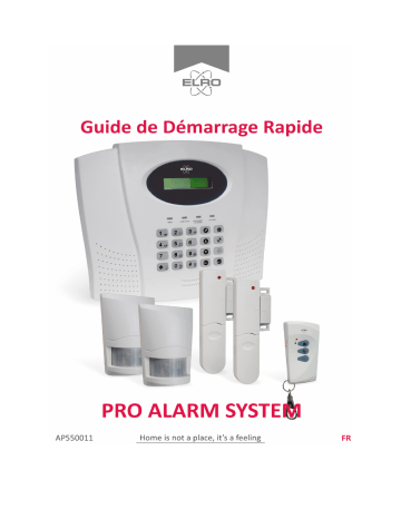 ELRO AP5500 - Pro Alarm System Manuel du propriétaire | Fixfr