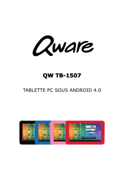 Qware TB-1507 - Tabby2 Manuel du propriétaire