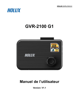 Holux GVR-2100 G1 Manuel du propriétaire