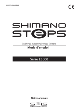 Gazelle Shimano Steps E6000 Systeem Manuel du propriétaire