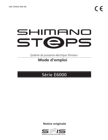 Gazelle Shimano Steps E6000 Systeem Manuel du propriétaire | Fixfr