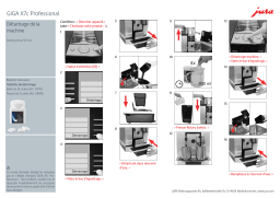 Jura GIGA X7c Professional Manuel du propriétaire