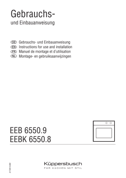 Küppersbusch EEB6550.9 Manuel du propriétaire