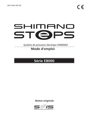 Kalkhoff Shimano Steps E8000 Manuel du propriétaire | Fixfr