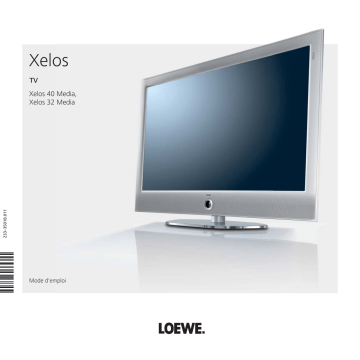 LOEWE Xelos 32 Media Manuel du propriétaire | Fixfr