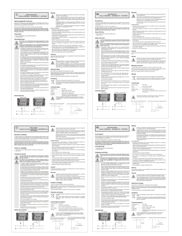 GAO EFM700DC Manuel du propriétaire | Fixfr