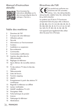 Grundig 55GUB8677 Manuel du propriétaire