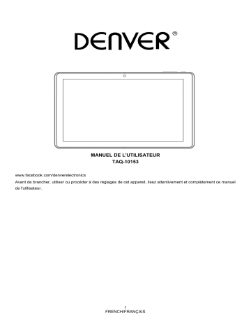 Denver TAQ-10153 Manuel du propriétaire | Fixfr
