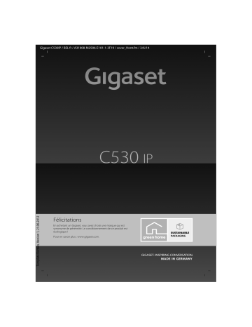 Gigaset Gigaset C530 IP Manuel du propriétaire | Fixfr