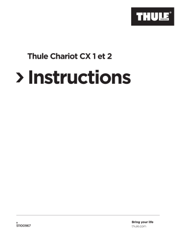 Thule Chariot CX 1 Manuel du propriétaire | Fixfr