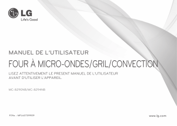 LG MC-8290NB Manuel du propriétaire | Fixfr