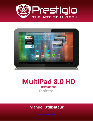 Prestigio MultiPad 8.0 HD - PMP5588C Manuel du propriétaire | Fixfr