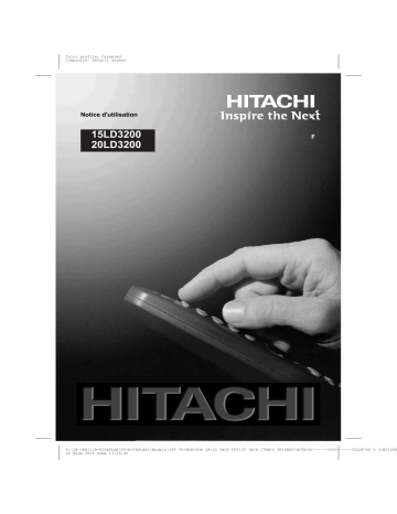 Hitachi 15 ld 3200 Manuel du propriétaire | Fixfr