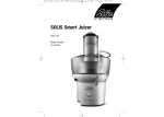 Solis 844 Centrifugeuse : Guide d'utilisation + IA