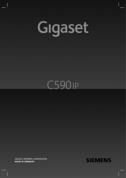 Gigaset C590 IP Manuel du propriétaire