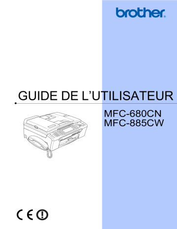 Brother MFC-680CN Manuel du propriétaire | Fixfr