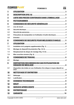 Powerplus POWX0613 Manuel du propriétaire