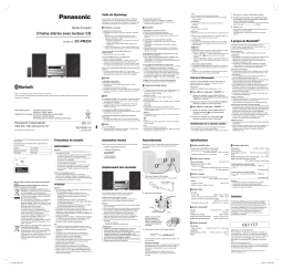 Panasonic SC-PM250 Manuel du propriétaire