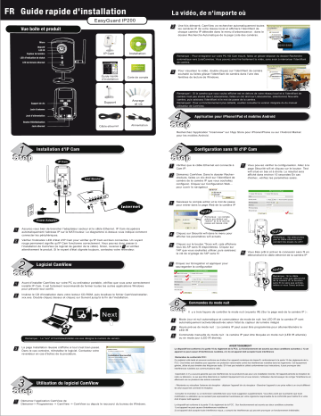 Easypix EasyGuard IP200 Manuel du propriétaire | Fixfr
