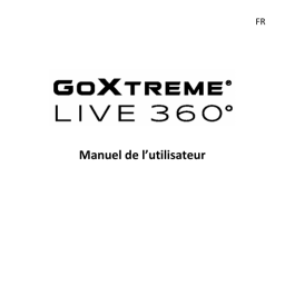 Easypix GoXtreme Live 360 Manuel du propriétaire