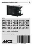 MCZ BOXTHERM 70 AIR 9 Manuel du propri&eacute;taire