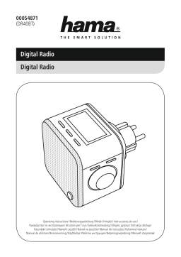 Hama DR40BT Manuel du propriétaire