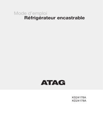 Atag KD24178A Manuel du propriétaire | Fixfr