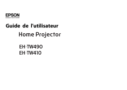 Epson EH-TW410 Manuel du propriétaire