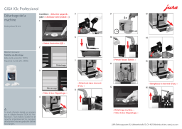 Jura GIGA X3c Professional Manuel du propriétaire