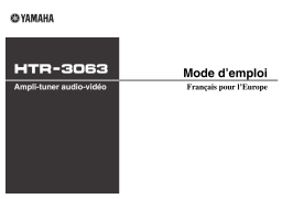 Yamaha YHT-594 Manuel du propriétaire