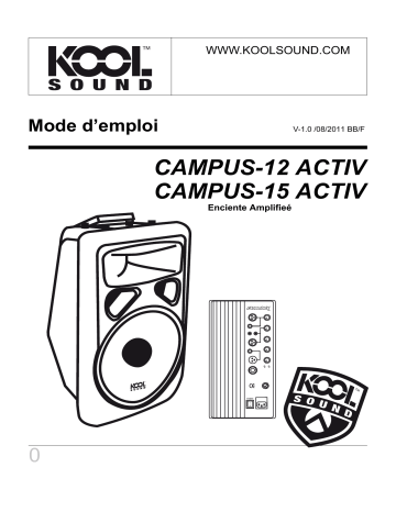 Koolsound CAMPUS-15 ACTIV Manuel du propriétaire | Fixfr