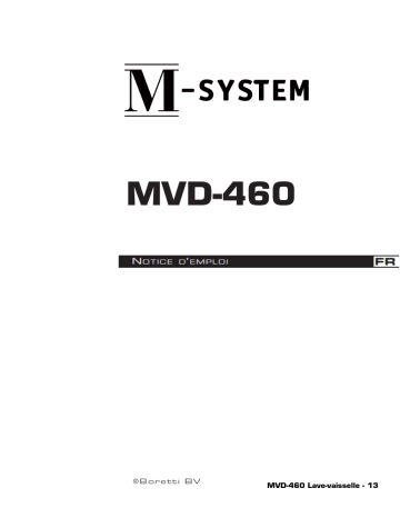 M-system MVD460 Manuel du propriétaire | Fixfr