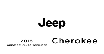 Jeep Cherokee - 2015 Manuel du propriétaire | Fixfr