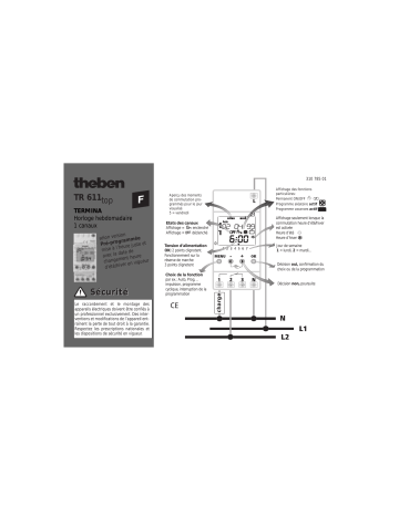 THEBEN TR 611 top Termina Manuel du propriétaire | Fixfr