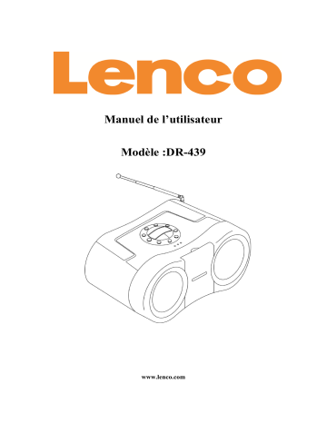 Lenco DR-439 Manuel du propriétaire | Fixfr