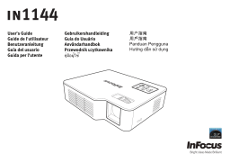 Infocus IN1144 Manuel du propriétaire