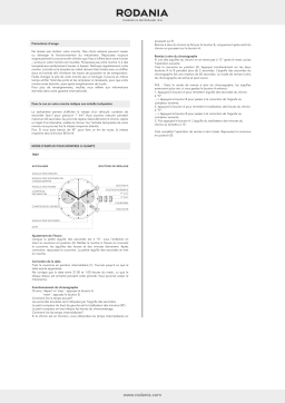 Rodania 24965 - TR07 Manuel du propriétaire