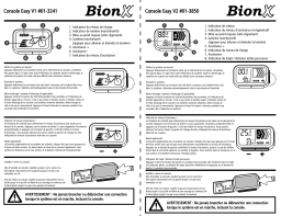 BionX Easy V1 Console 01-3241 Manuel du propriétaire