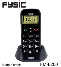 Fysic FM-8200 Manuel du propriétaire