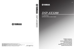Yamaha DSP-AX3200 Manuel du propriétaire