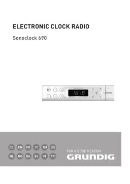 Grundig Sonoclock 690 Manuel du propriétaire